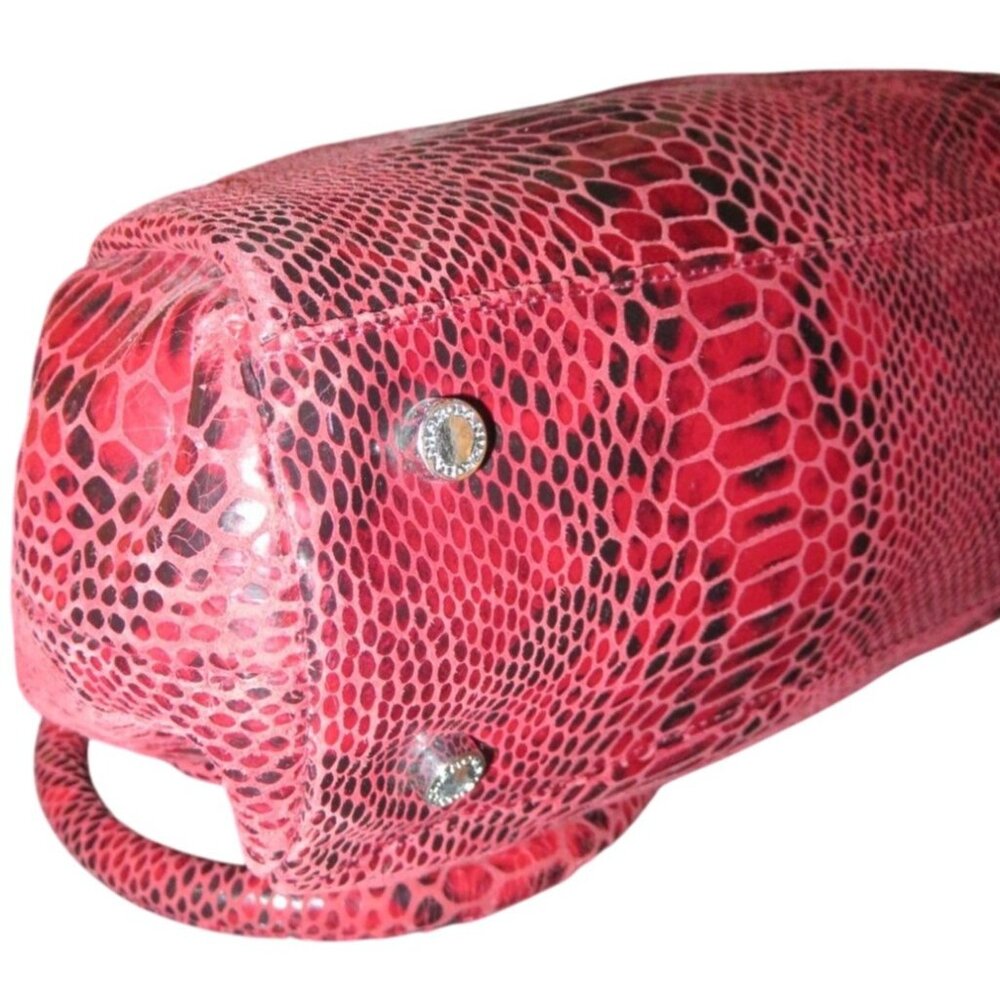 Danier Italian Leather Python Embossed Snakeskin … - image 7